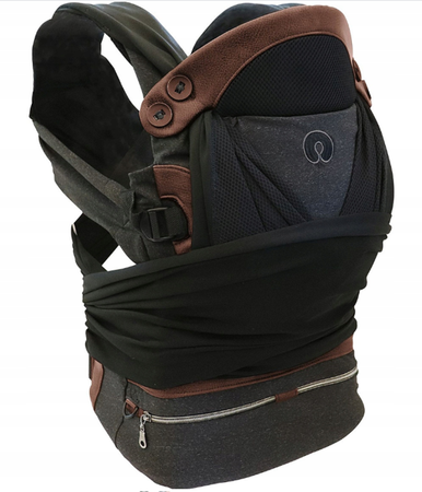 CHICCO NOSIDEŁKO BOPPY COMFYFIT  Charcoal 0M+