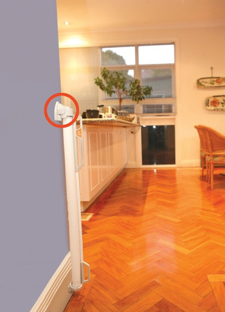 Dreambaby Dystans Do Bramki Roll Up - Biały