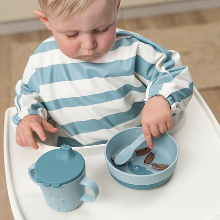 Done by Deer Foodie Sztućce Dla Dziecka Happy Dots Blue