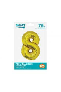Godan Balon Foliowy Cyfra 8 Złoty 76 Cm