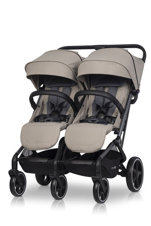 EasyGo Echo Wózek Spacerowy Bliźniaczy Savana Beige