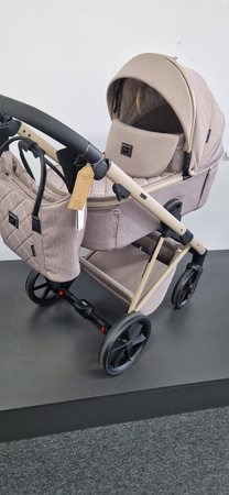 [OUTLET] Adamex Delta Natura 4 Wózek Głęboko-Spacerowy Cappuccino