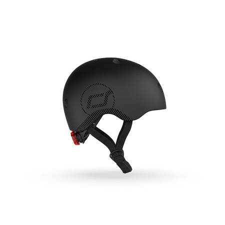 SCOOTANDRIDE Kask M-L dla starszych dzieci i nastolatków Black
