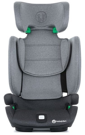 PETITE & MARS Fotelik samochodowy Elite Fix i-size 100-150 cm Misty Grey