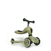 Scootandride Highwaykick 1 Jeździk i Hulajnoga 2w1 1-5 lat Olive