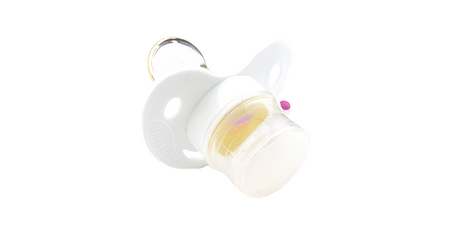 Abakus Baby Numi med Smoczek Do Podawania Leków 6-12 mcy Biały