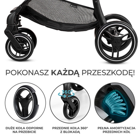 Kinderkraft Trig 2 Wózek Spacerowy do 22kg Grey