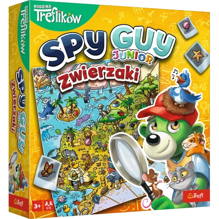 Trefl Gra Spy Guy Junior Zwierzaki