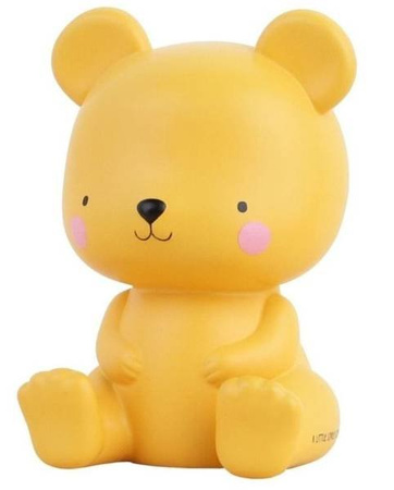 Petit Monkey Miękka Pastelowa Lampka Nocna LED Karmelowy miś