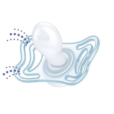 Chicco PhysioForma Light Smoczek Uspokajający Silikonowy Lumi 2szt. 2-6m 