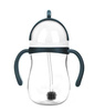 Akuku Bidon ze Słomką z Odważnikiem Blue/Grey A0166