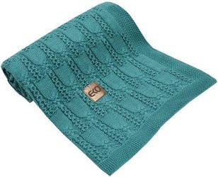 Kocyk Dzianinowy PLE-78  Morski