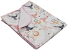 Kocyk Bawełniany PLE-16  PLE-16 Wieloryb/Róż