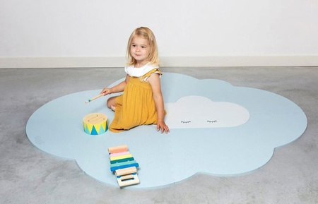 Quut Playmat Mata do Zabawy Duża Chmurka  Dusty Blue