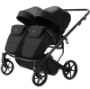 Adamex Leo Wózek Głęboko-Spacerowy Bliżniaczy TK-53 Czarny