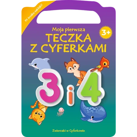 Trefl Zwierzaki w Cyferkowie. Moja Pierwsza Teczka z Cyferkami. 3 i 4