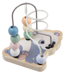 Joueco Drewniany labirynt przeplatanka panda