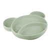 Canpol Babies Silikonowy Trójdzielny Talerzyk z Przyssawką 51/401_gre Zielony