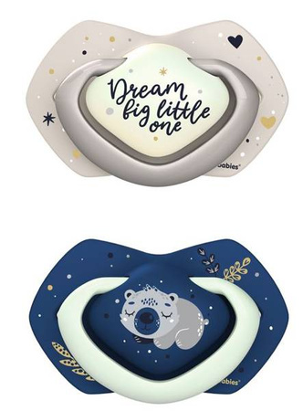 Canpol Babies Smoczek Silikonowy 0-6m Sleepy  Koala 2 szt. 22/658_blu Blue