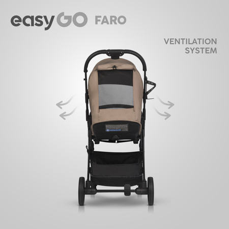 Easy Go Faro Wózek Spacerowy Savana Beige