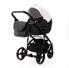 Adamex Lanti Wózek Głęboko-Spacerowy SD1 100% Skóra + Cybex Aton B2 i-Size Fotelik 0-13kg + Baza + Adaptery