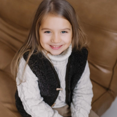 Zaffiro Kamizelka wełniana Nevada 134/140 Anthracite