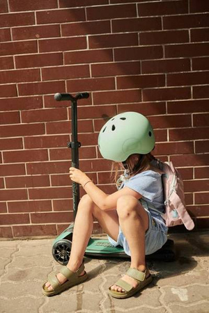 Scootandride Highwaykick 5 LED Hulajnoga Składana Ze Świecącymi Kółkami 5+  Forest