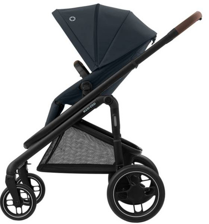Maxi-Cosi Plaza + Wózek Głęboko-Spacerowy 2w1 Essential Graphite 
