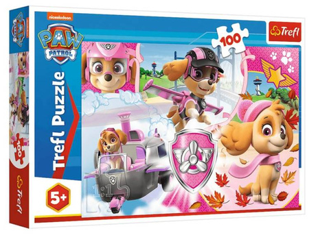 Trefl Puzzle 100 Elementów Skye W Akcji/paw Patrol
