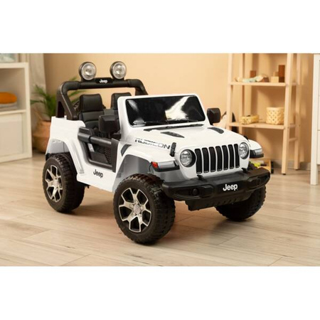 Toyz Jeep Rubicon Pojazd na Akumulator White