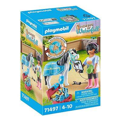  PLAYMOBIL Horse of Waterfall Hipoterapeuta 71497
