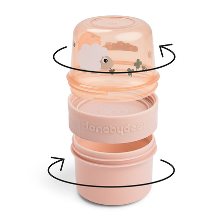 Done by Deer Pojemnik Na Przekąski Dwustronny Tiny Farm Powder