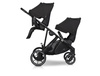 Easy Go Duoflex Wózek Głęboko-Spacerowy Bliźniaczy Rok po Roku Ebony Black 1 Siedzisko 1 Gondola