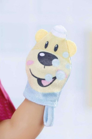 Baby Born Dziewczęcy Zestaw Ręczników Kąpielowych z Kapturem Dla Lalki