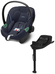 Cybex Aton S2 I-Size Fotelik Samochodowy 0-13kg Ocean Blue 2023 + Cybex Baza One Isofix