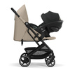 [OUTLET] Cybex Beezy Wózek Spacerowy Rama Czarna Almond Beige 2024