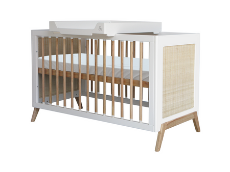 Theo Bebe Marelia Łóżeczko Ratanowe 60x120cm Neige
