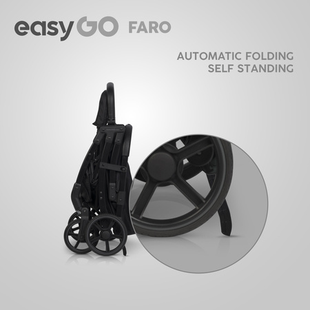 Easy Go Faro Wózek Spacerowy Ebony Black