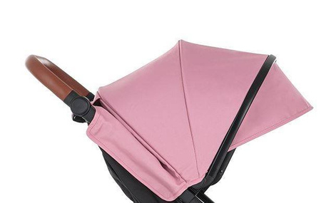 Petite&Mars Stelaż Street+ Oak + Budka i Nakładki Do Wózka Rose Pink