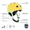 Scootandride Kask XXS-S Dla Dzieci 1-5 Lat  Lemon