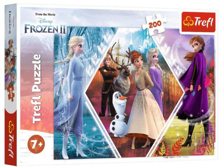 Trefl Puzzle 200 el. Siostry w Krainie Lodu