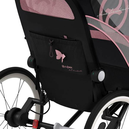 [OUTLET] Cybex Zeno Siedzisko Przyczepki Do Biegania Do Roweru Cybex Sports  Powder Pink by Anna Lewandowska