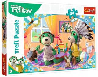 Trefl Puzzle Rodzina Treflików Bawmy się razem!