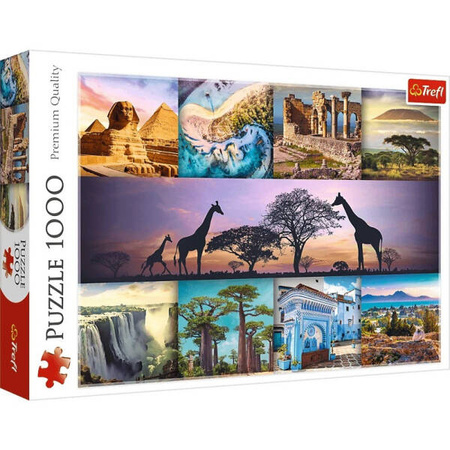 TREFL Kolaż - Afryka Puzzle 1000 