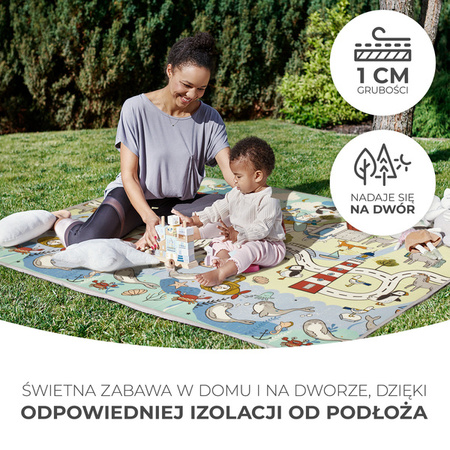 Kinderkraft Matty 2 Mata Piankowa Do Zabawy Dwustronna