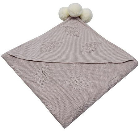 Kocyk Bambusowy PLE-71  Pudrowy Róż