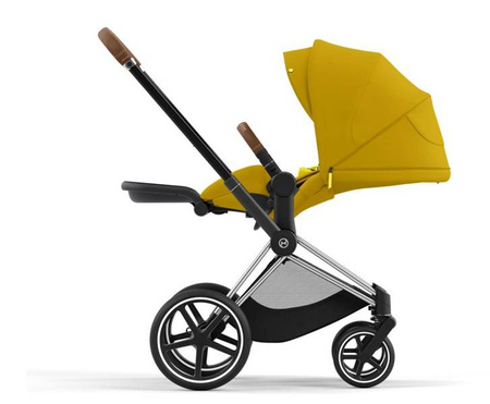 [OUTLET] Cybex Priam 4.0 Mustard Yellow - stelaż Chrome Black