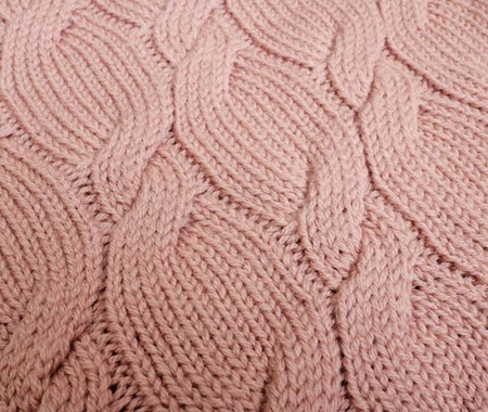 Lullalove Kocyk z Wełny Merino, Kolekcja PREMIUM Piwonia 