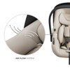 Kinderkraft Zestaw 3w1 Endura Safe Modular System Fotelik Samochodowy 0-36 kg Beżowy