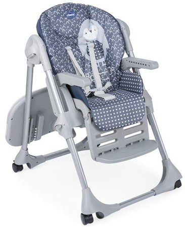 Chicco Krzesełko Do Karmienia Polly Easy 4 Koła Pinguin